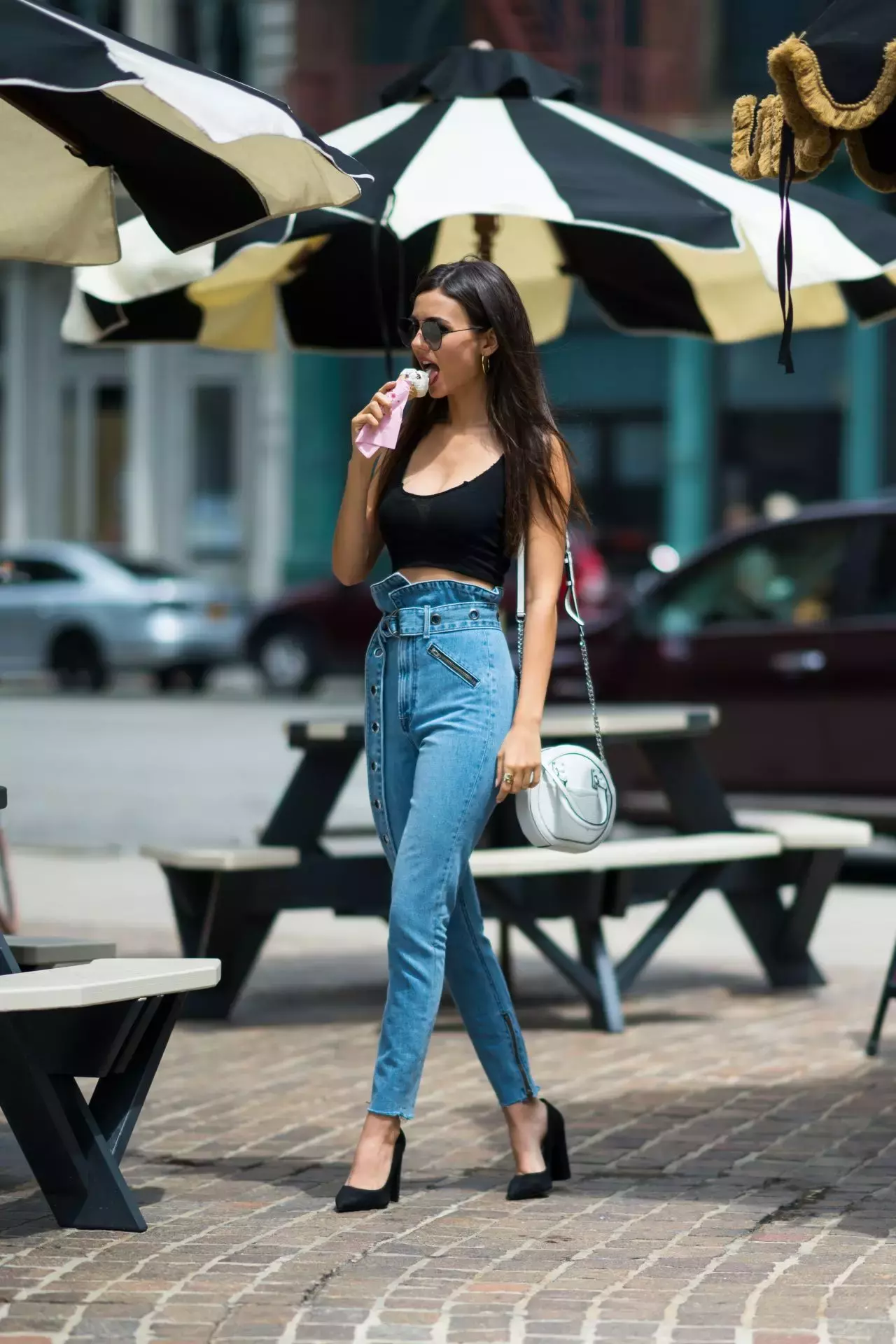 Victoria Justice Eats Ice Cream New York City