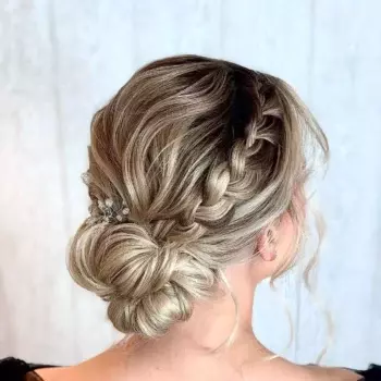 Boho Braided Bun For Girls