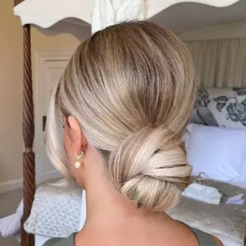 Daily Twisted Chignon Hairstyle