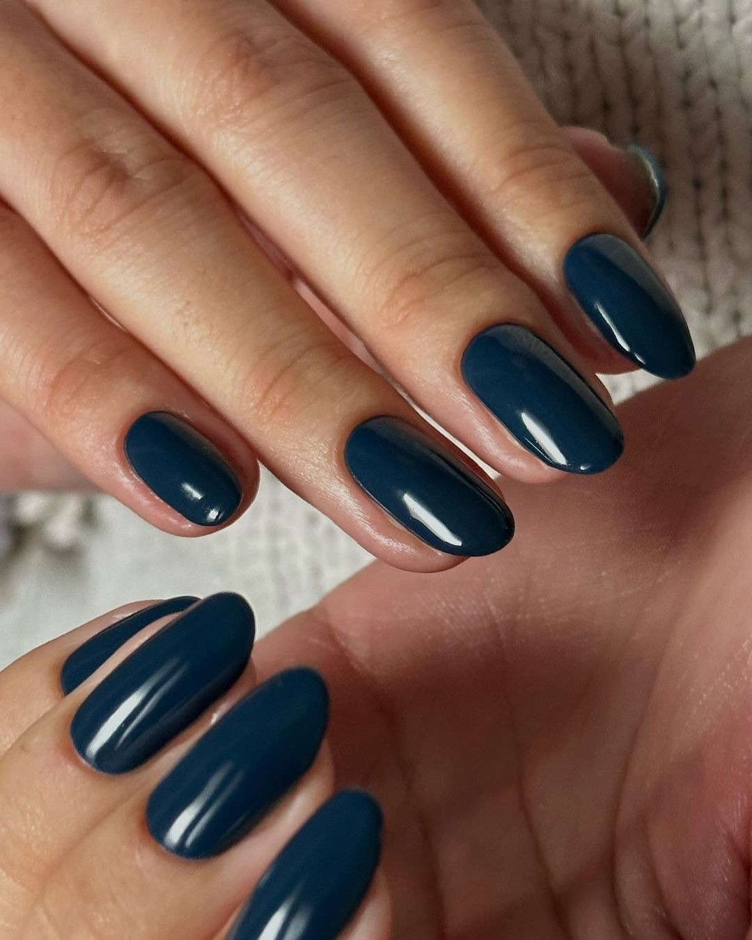 Denim Blue Nails