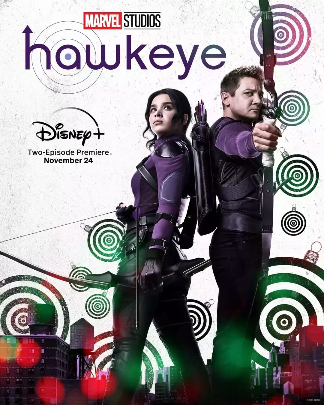 Hawkeye And Hawkeye Clint Barton And Kate Bishop From Hawkeye