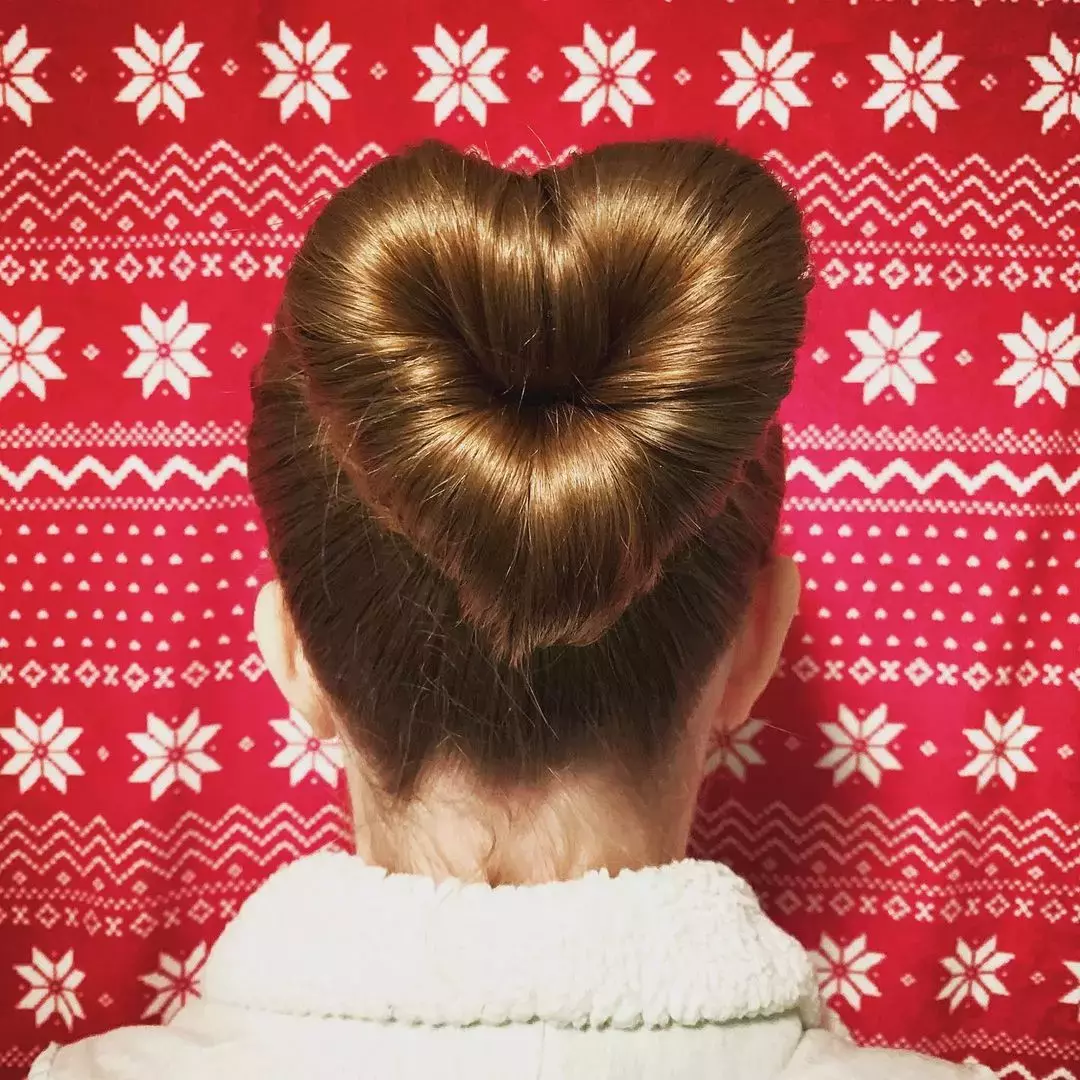 Heart Shaped Bun