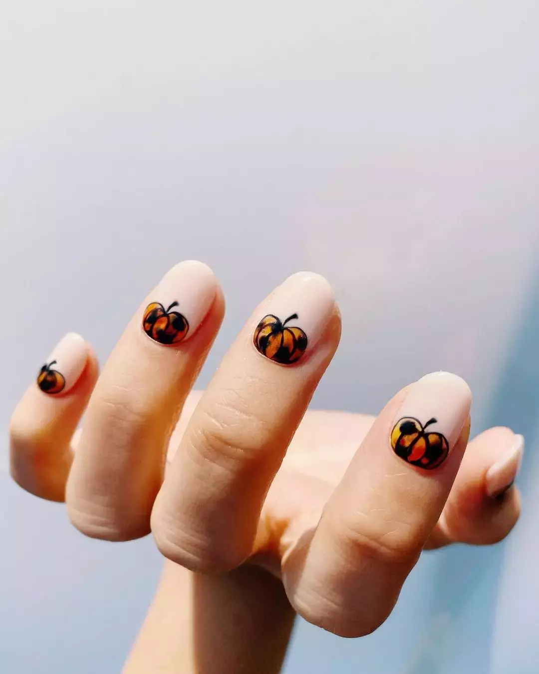 Jack O Lantern Nails