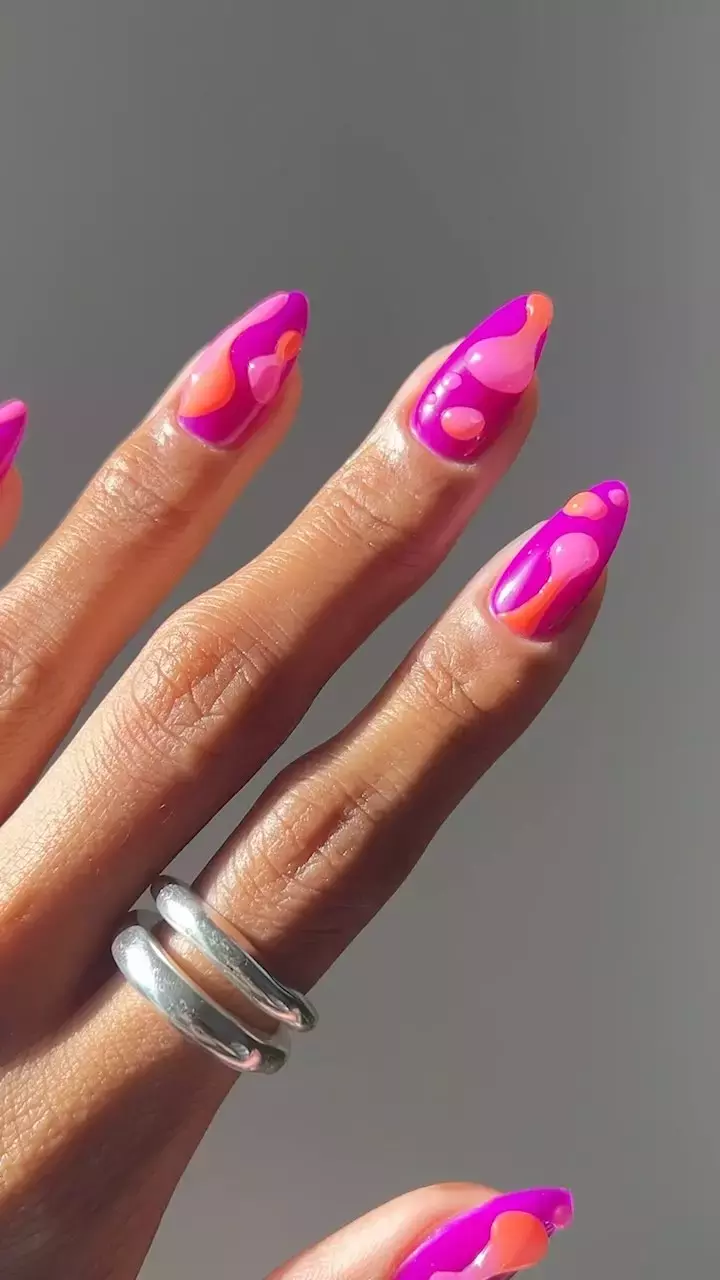 Lava Jelly Nails