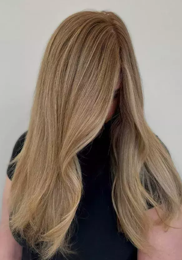 Teddy Bear Blonde Balayage