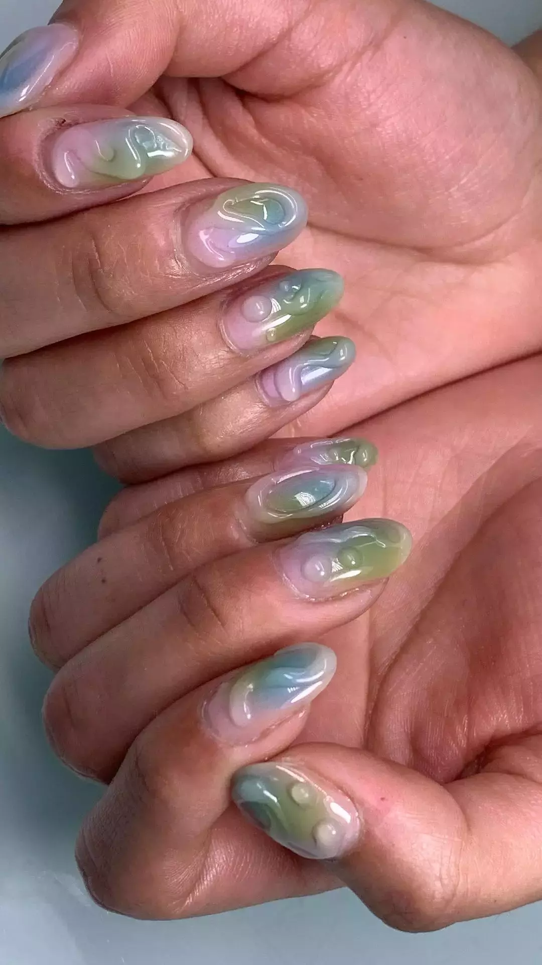 Textured Jelly Nails