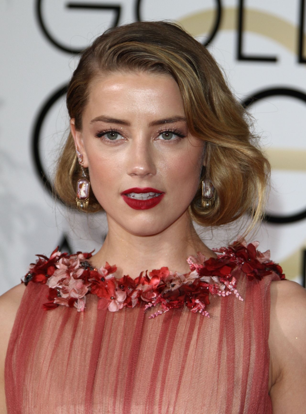 Amber Heard Golden Globe Awards In Beverly Hills