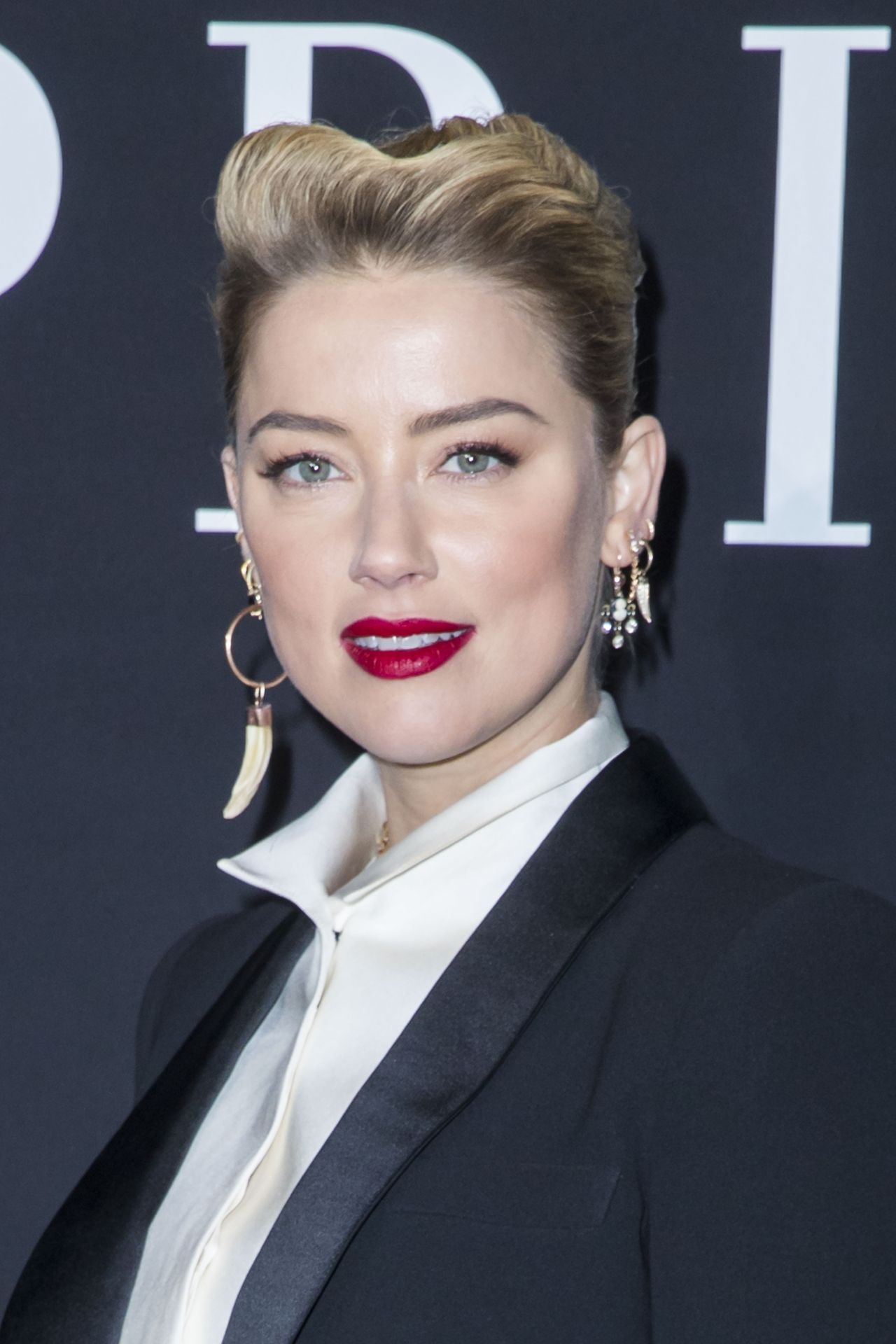 Amber Heard Giorgio Armani Show In Paris