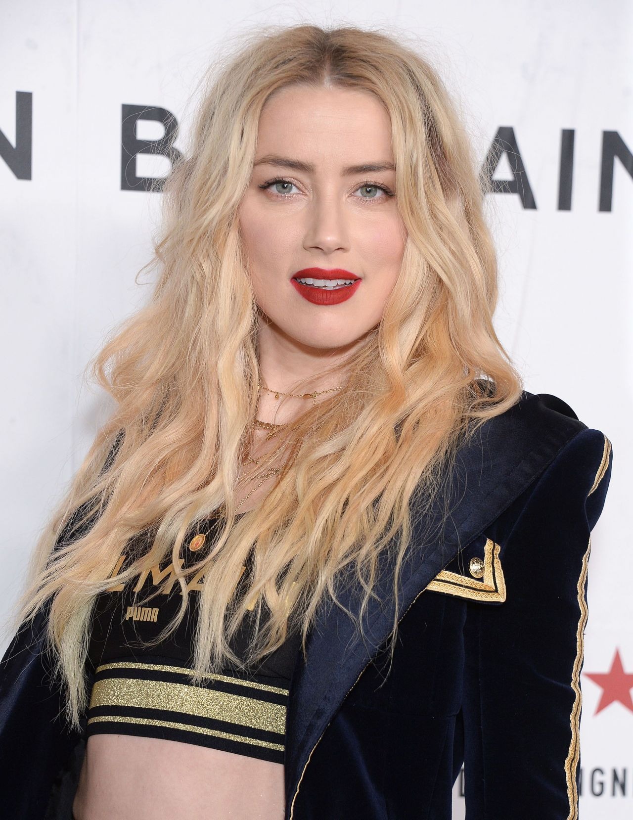 Amber Heard Puma X Balmain Launch Event In La