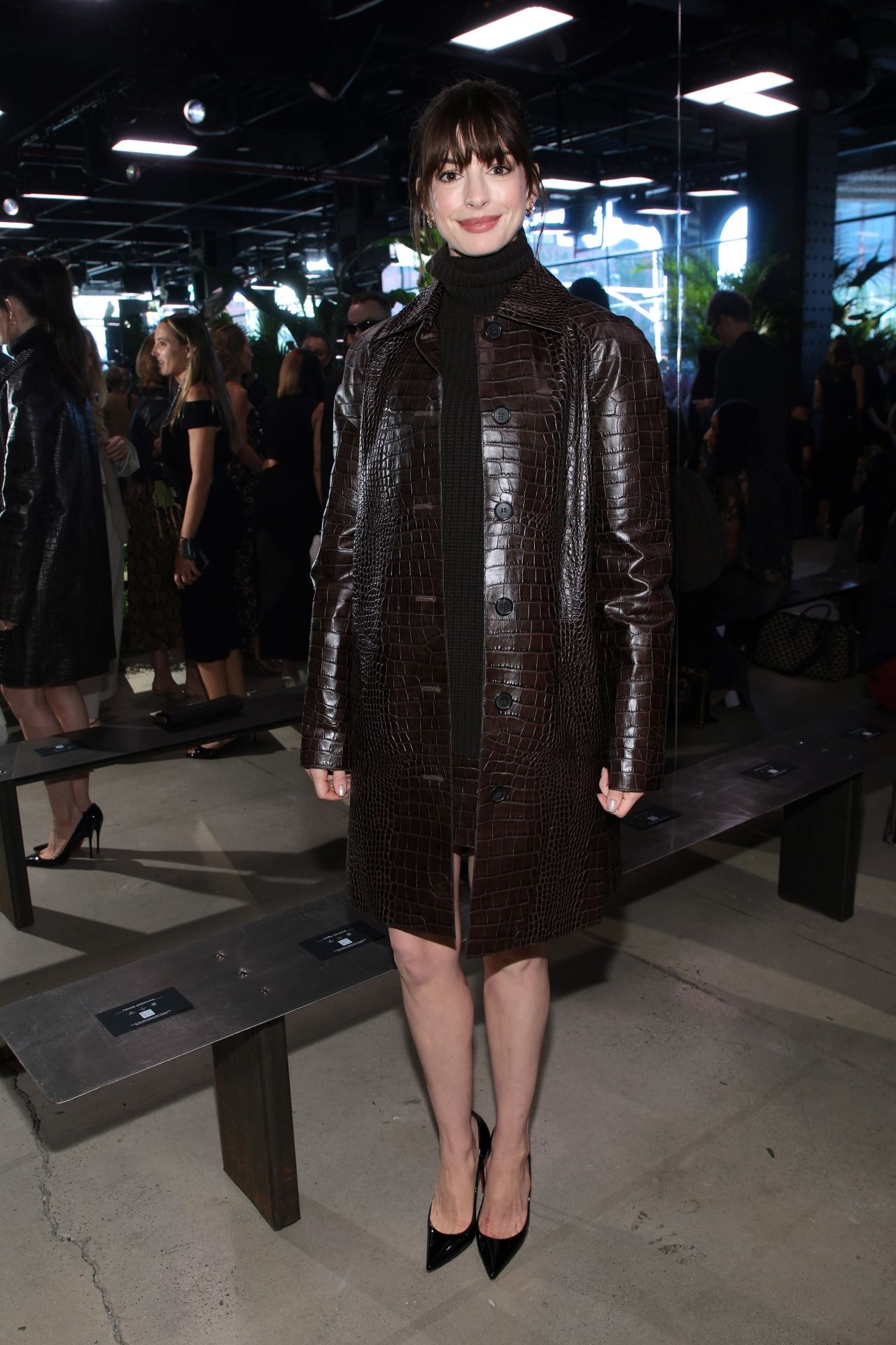 Anne Hathaway Michael Kors Show At Nyfw More Photos