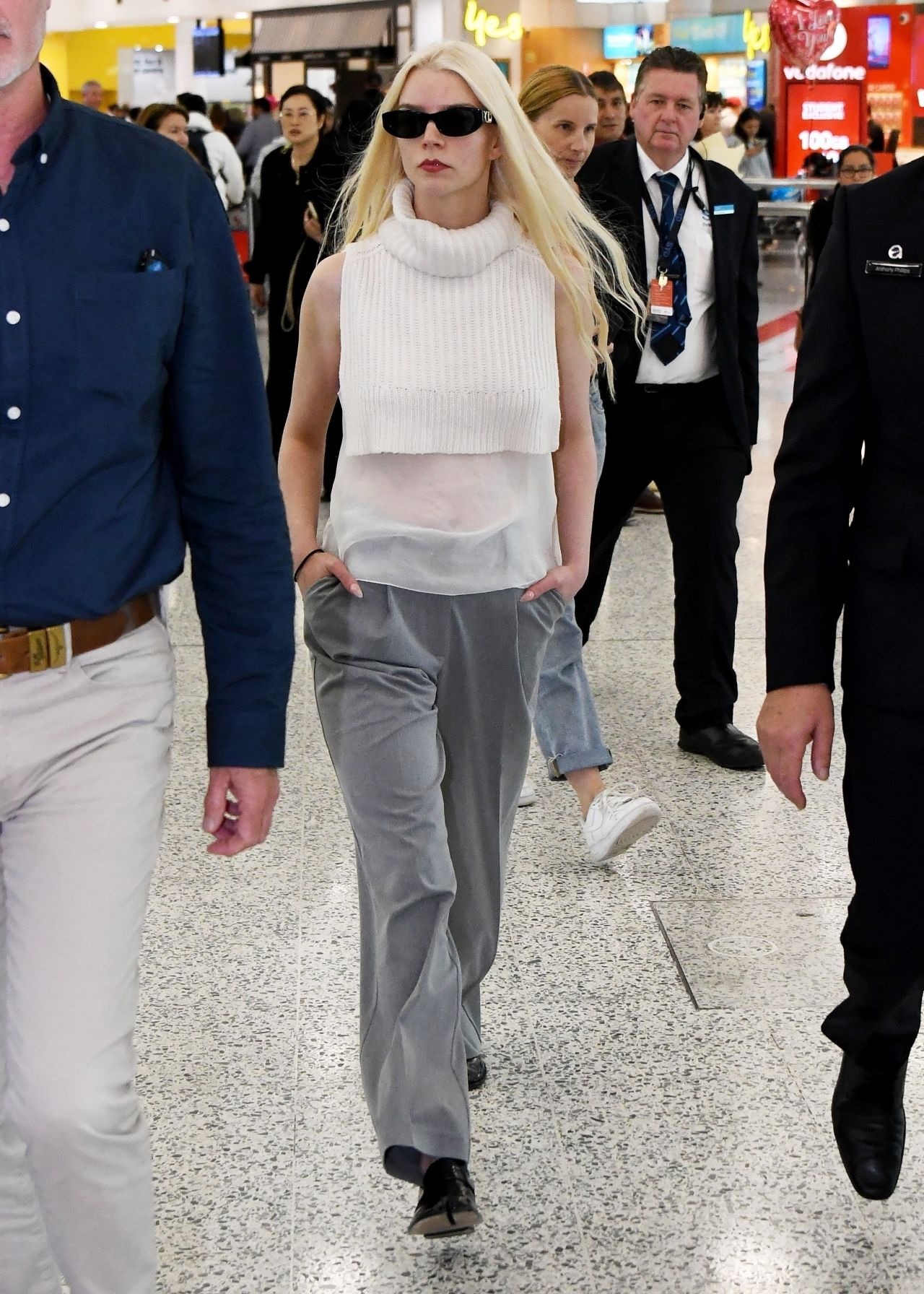 Anya Taylor Joy At Sydney Airport