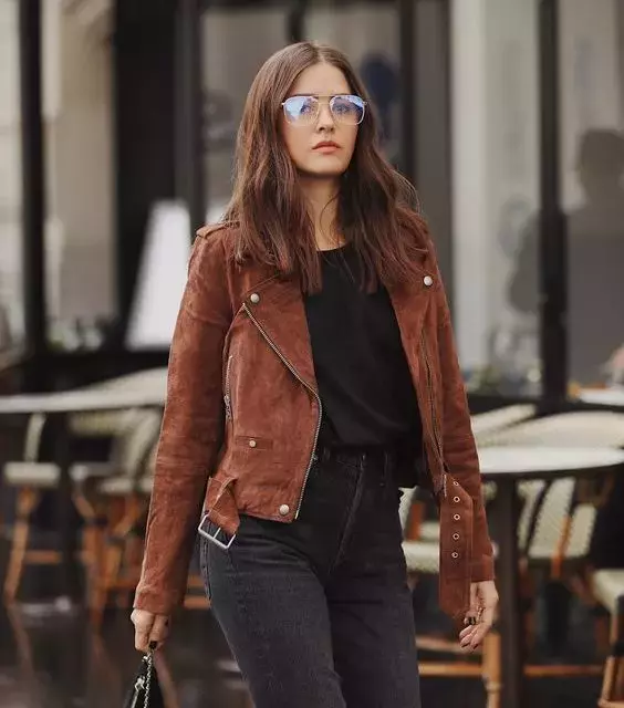 Best Suede Jackets Street Style