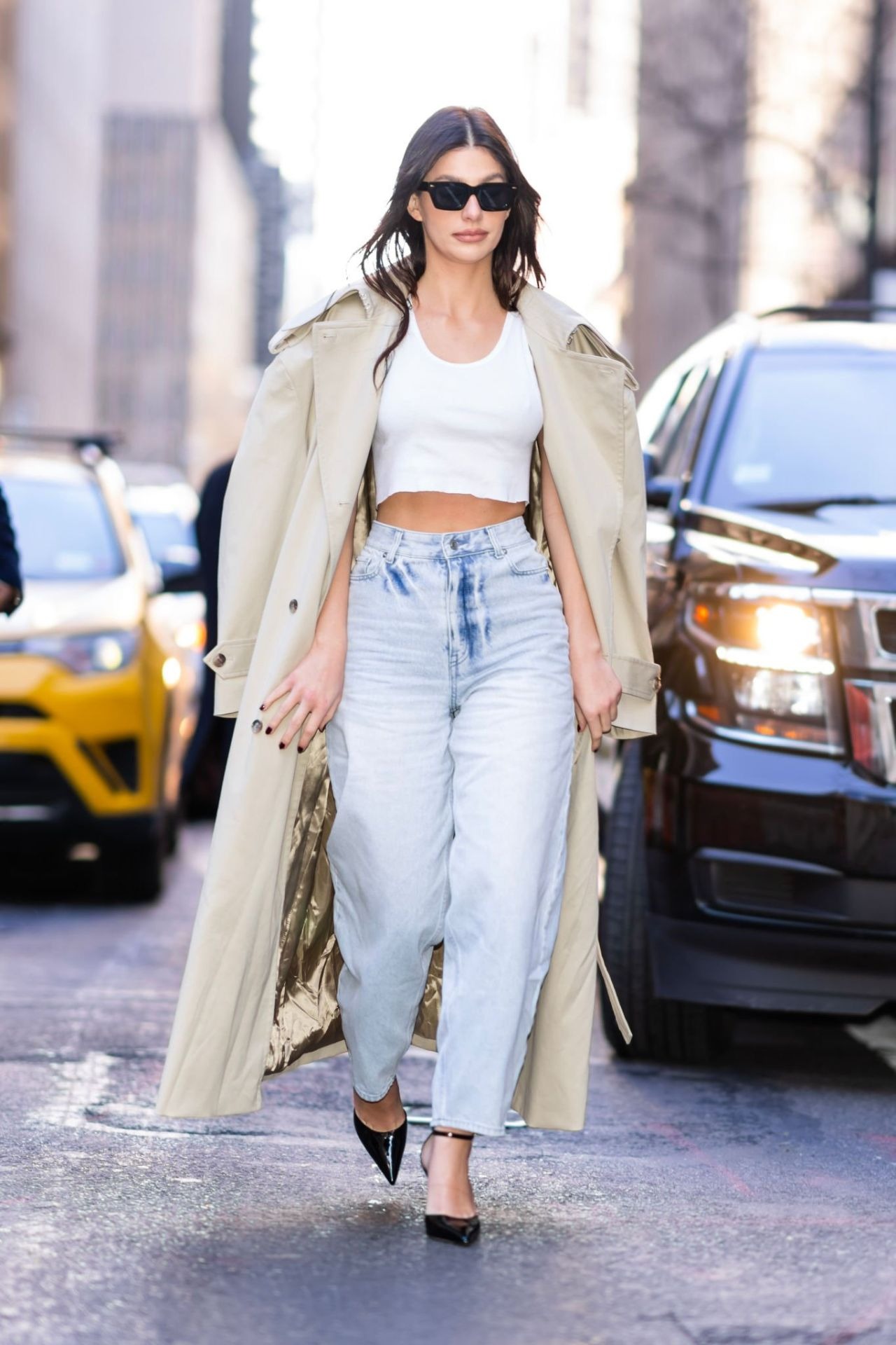 Camila Morrone Out In New York