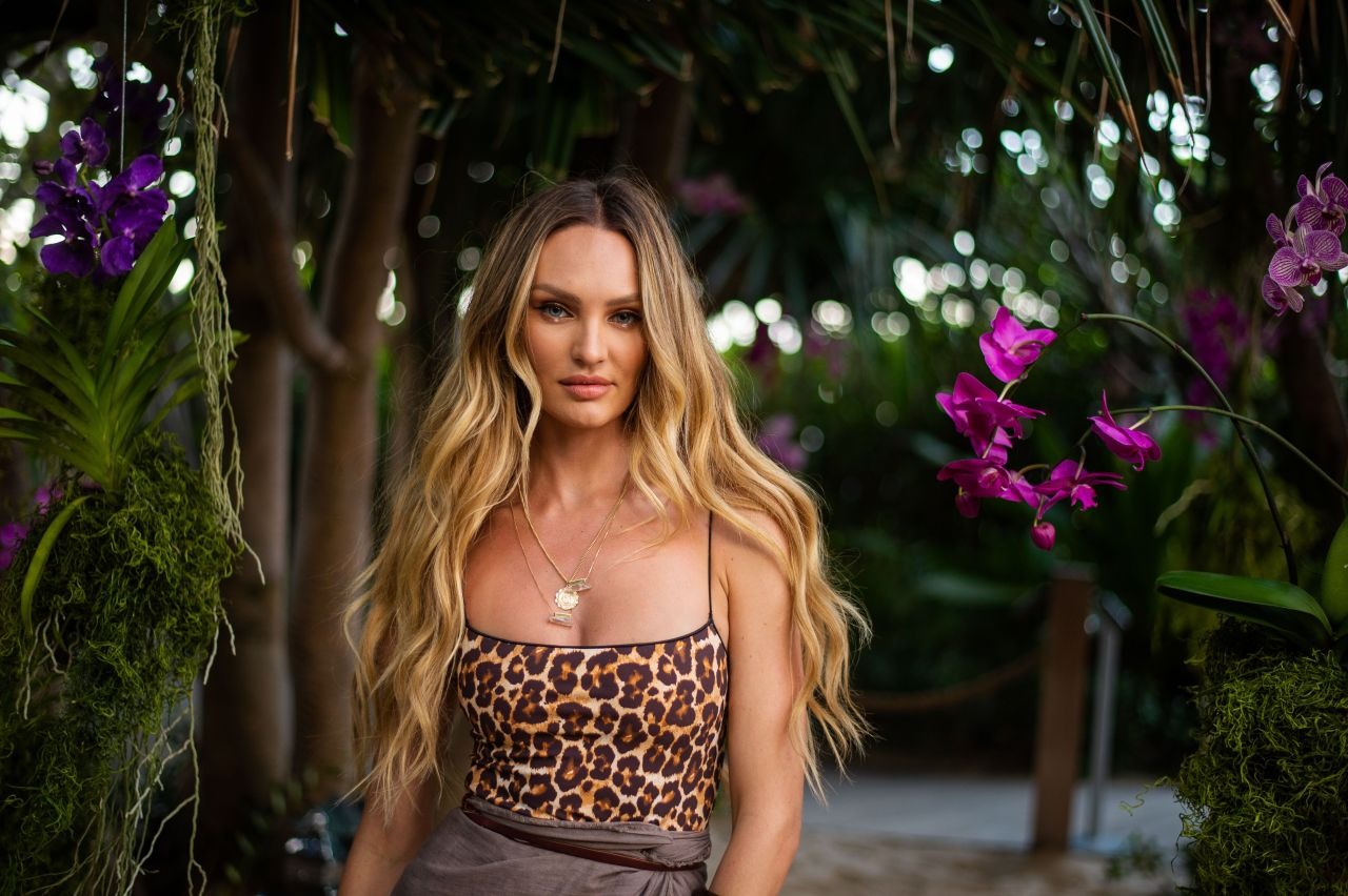 Candice Swanepoel Tropic Of C Reception In Miami