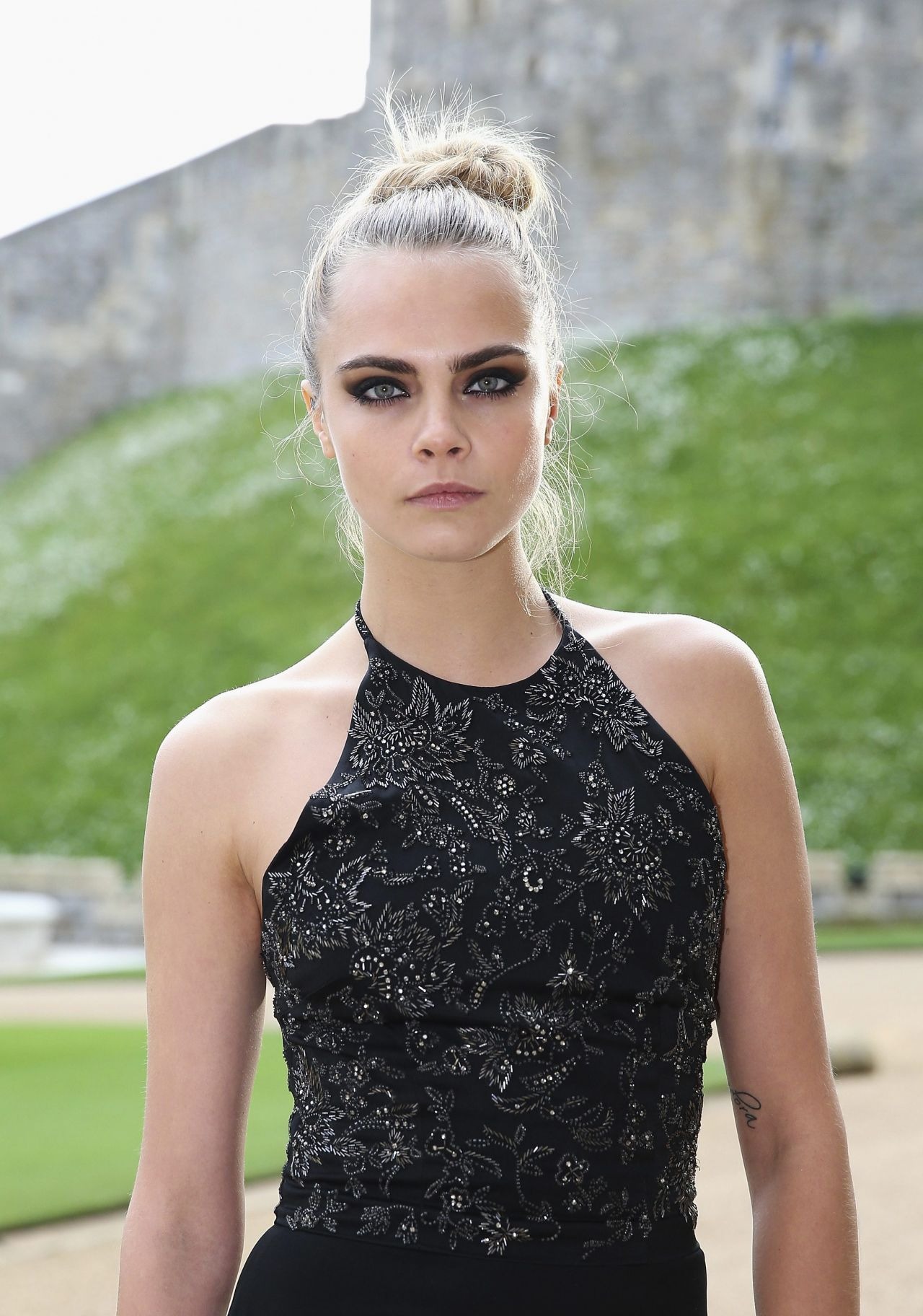 Cara Delevingne In Ralph Lauren Dress The Duke Of Cambridge Celebrates The Royal Marsden In Windsor_1