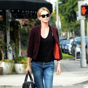 Charlize Theron Casual Style Out For Lunch At Terronis In Los Angeles January_2