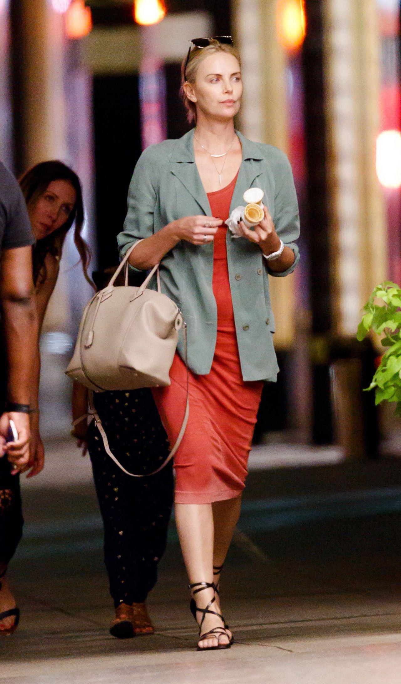 Charlize Theron Casual Style Out In New York