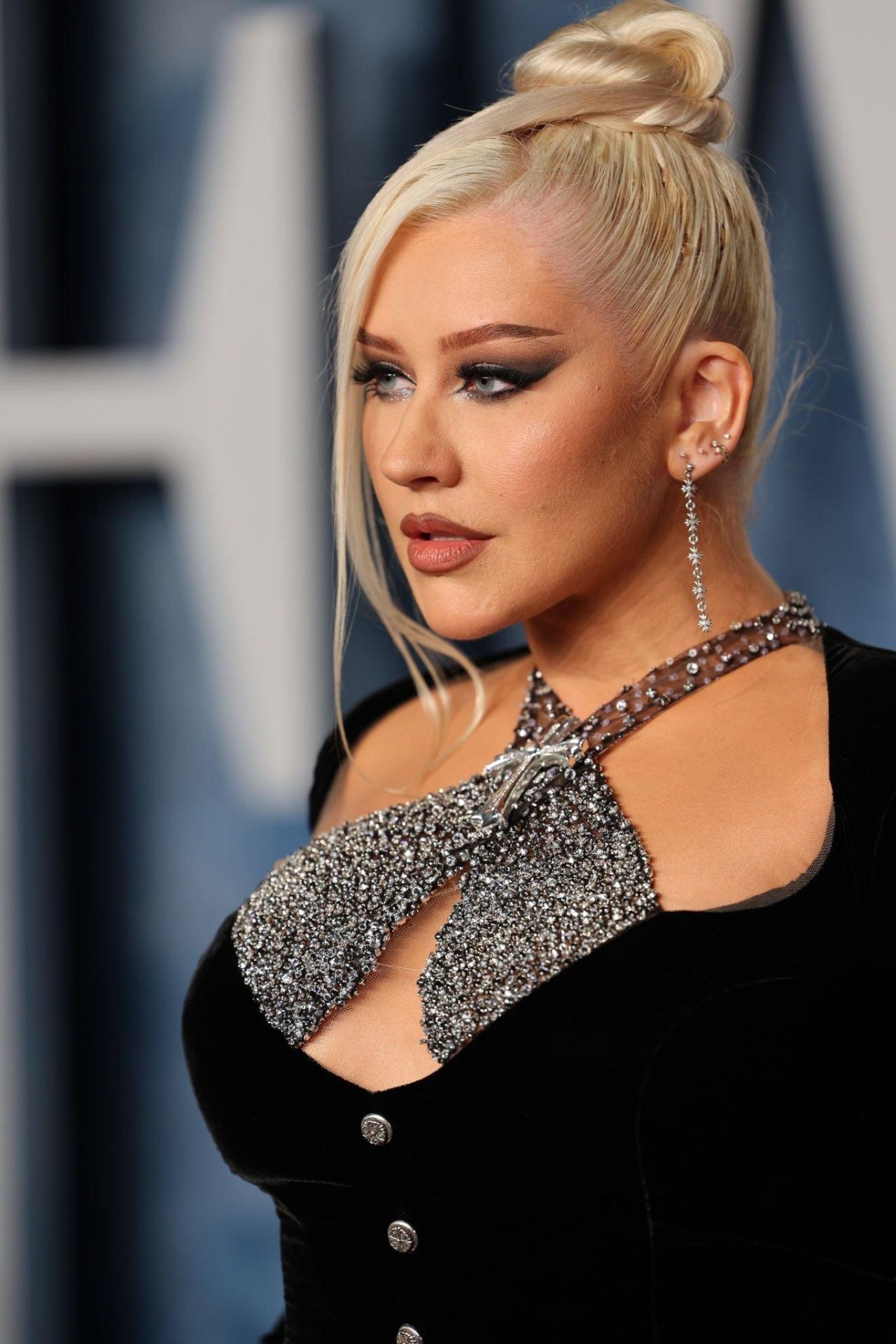 Christina Aguilera Vanity Fair Oscar Party In Beverly Hills