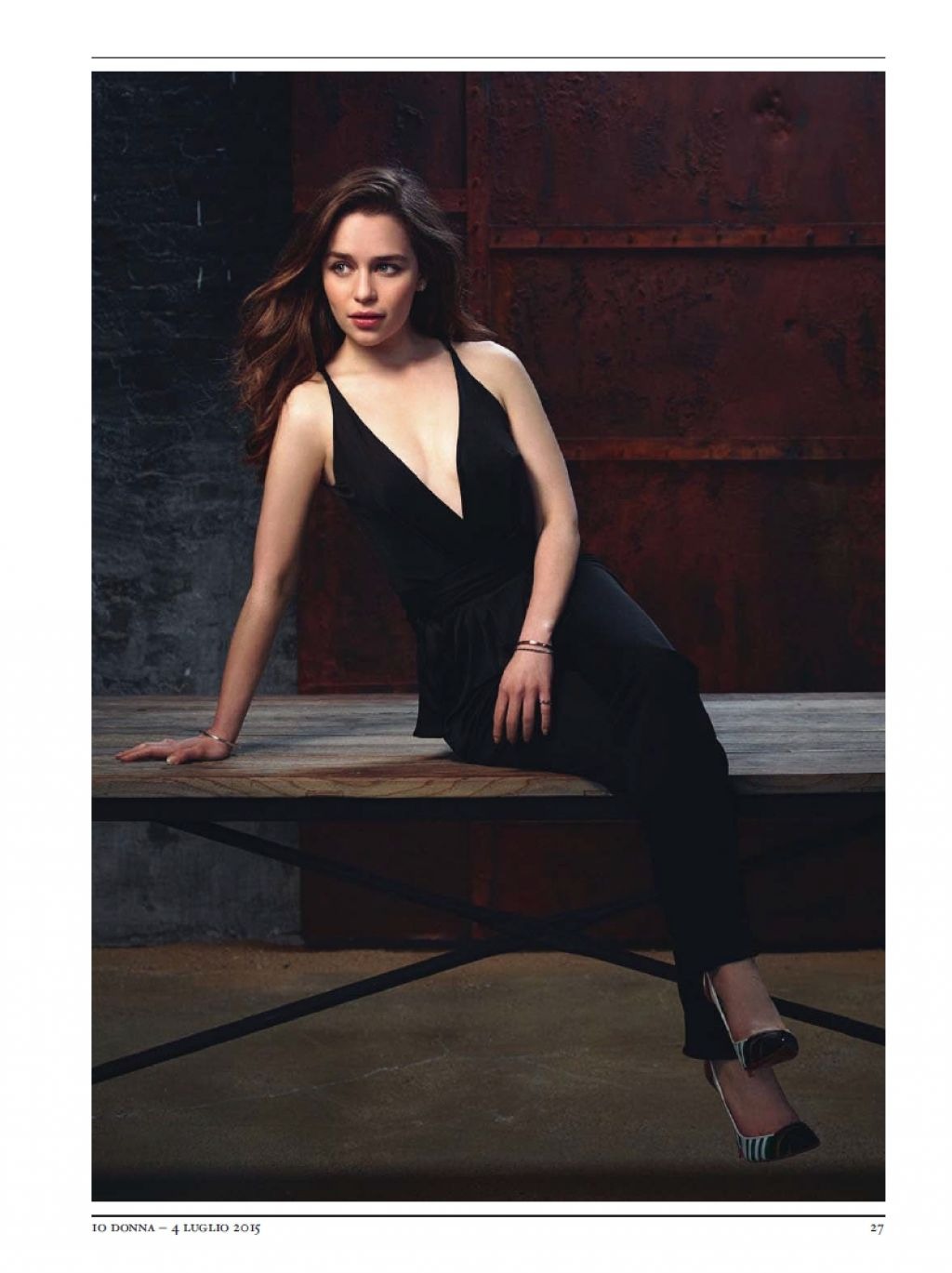 Emilia Clarke Io Donna Magazine July Issue_1