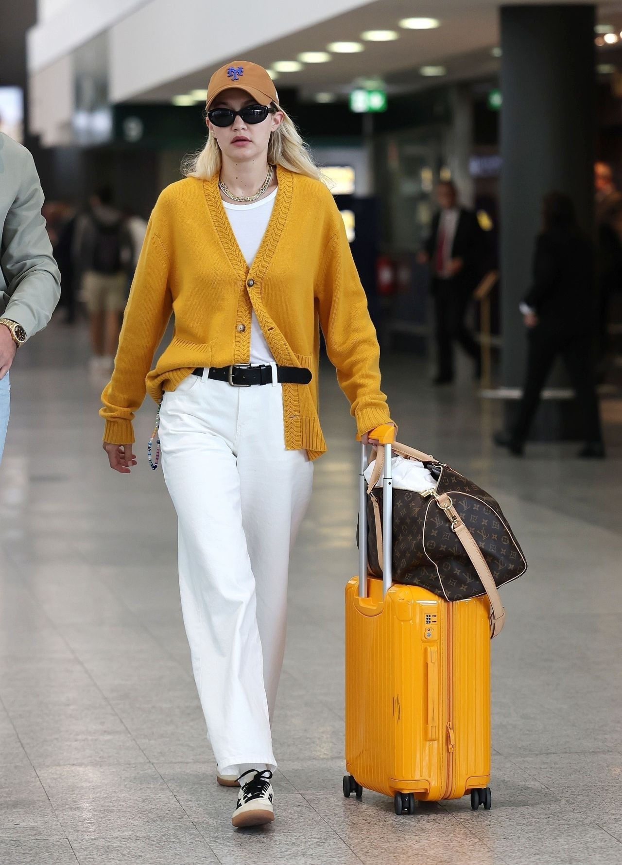 Gigi Hadid At Milan Airport