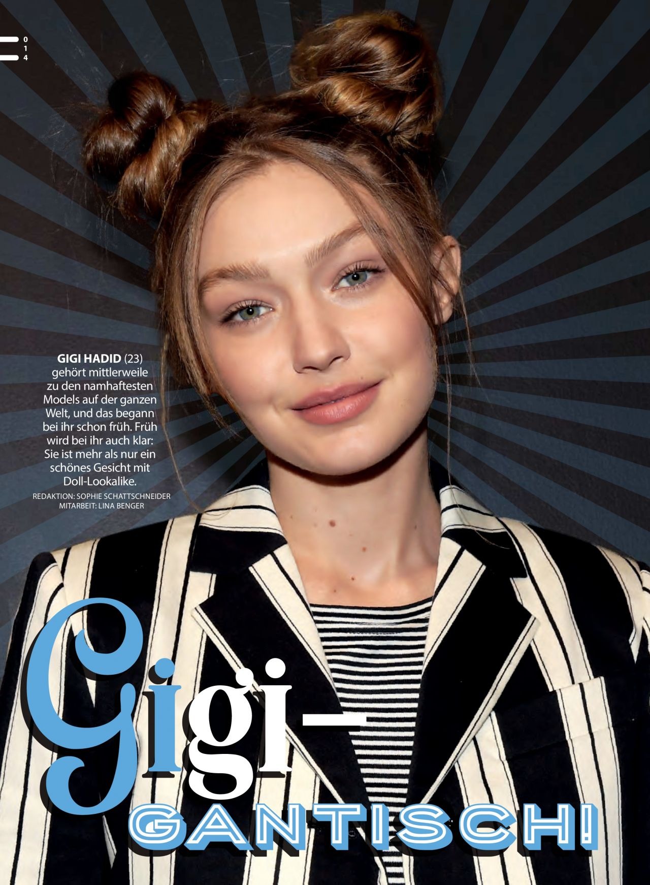 Gigi Hadid Miss Magazine April Issue