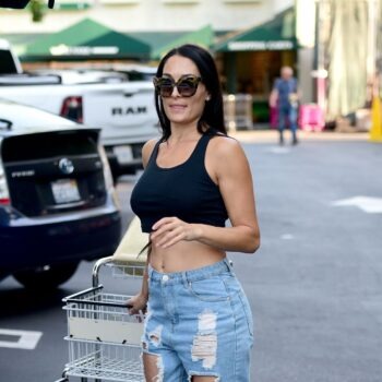 Nikki Bella Street Style Grocery Shopping In Los Angeles