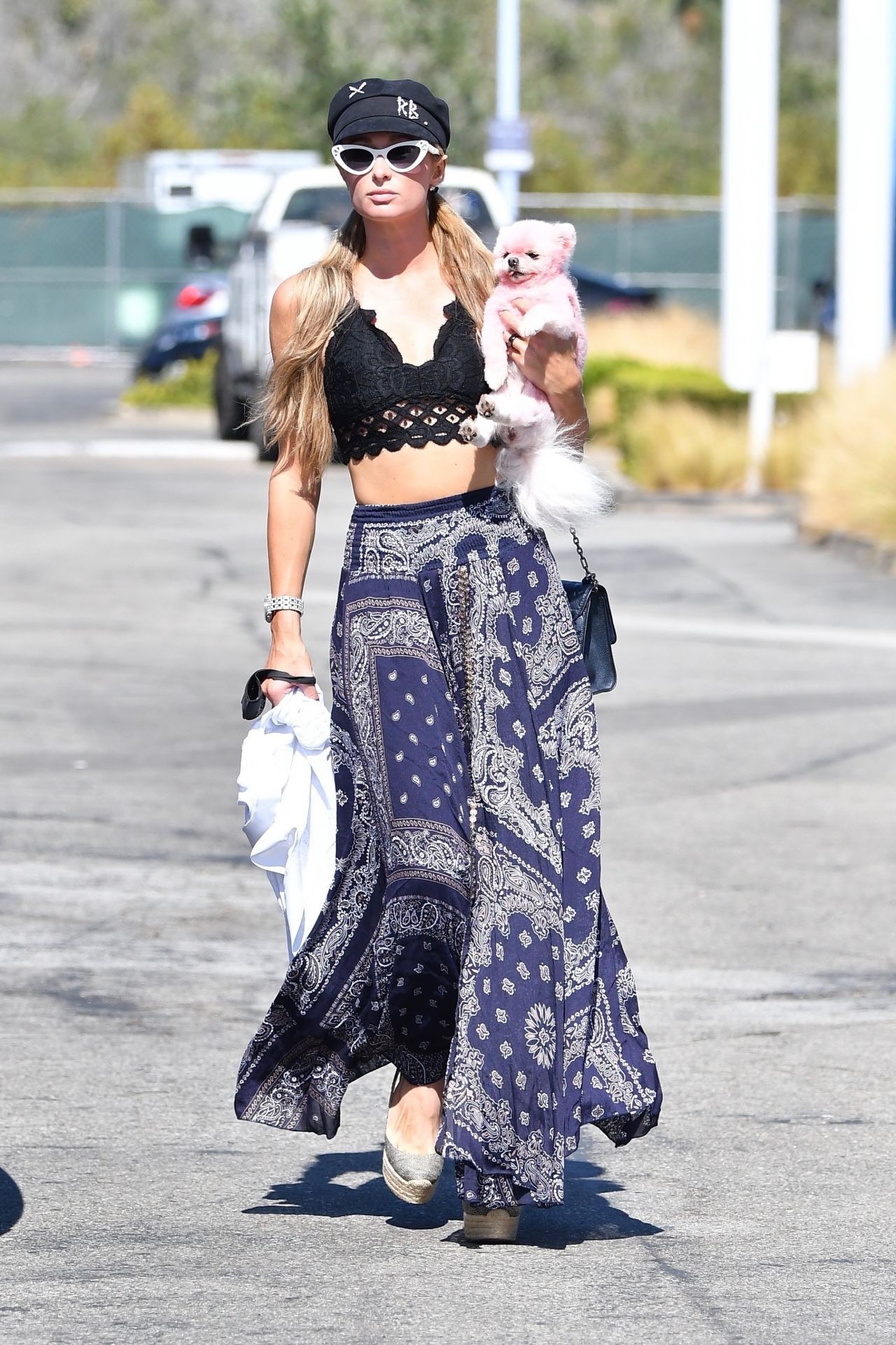 Paris Hilton Shopping In Malibu