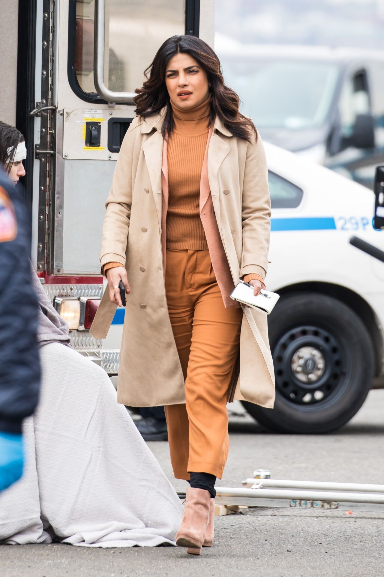 Priyanka Chopra Quantico Set In Red Hook In Brooklyn