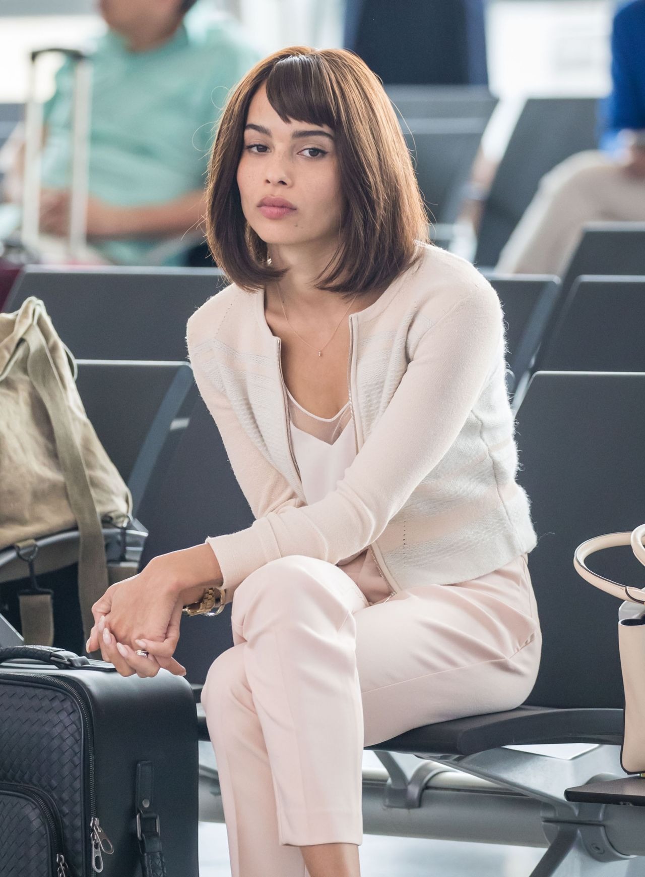 Zoe Kravitz Films Rough Night At Jfk In New York