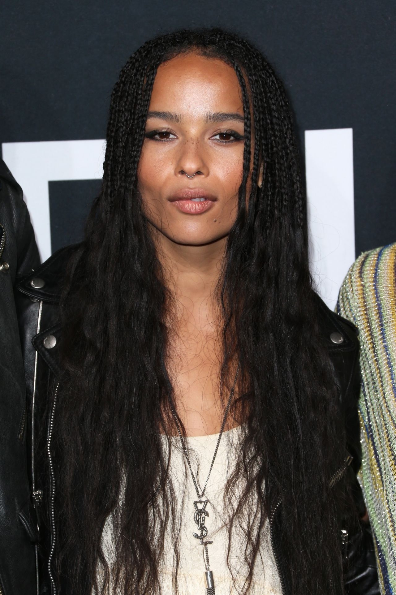 Zoe Kravitz Saint Laurent Show At The Palladium In Los Angeles