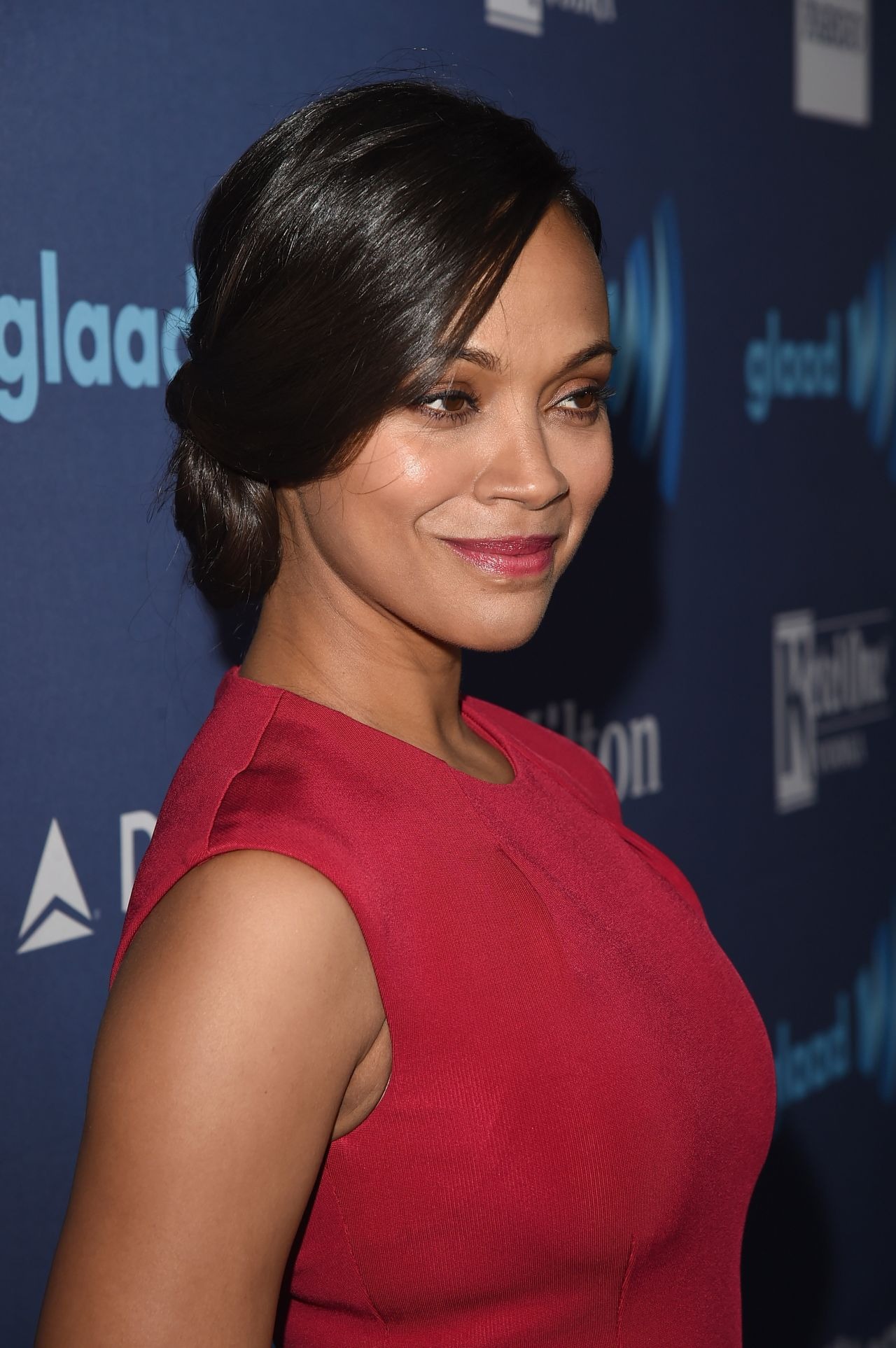 Zoe Saldana Glaad Media Awards In Beverly Hills_6