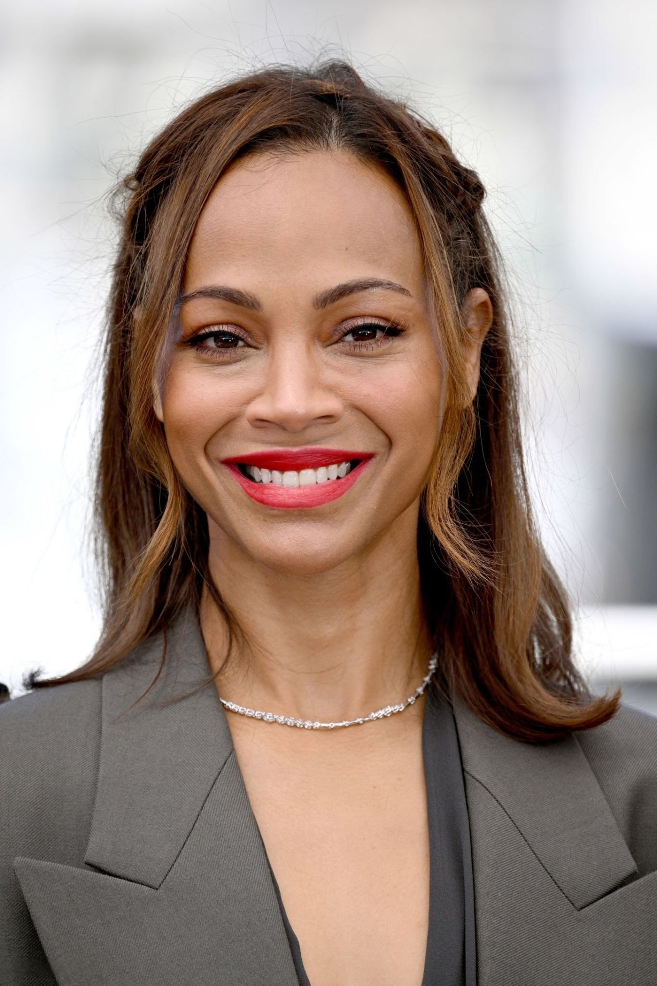 Zoe Saldana At Emilia Perez Photocall At Cannes Film Festival