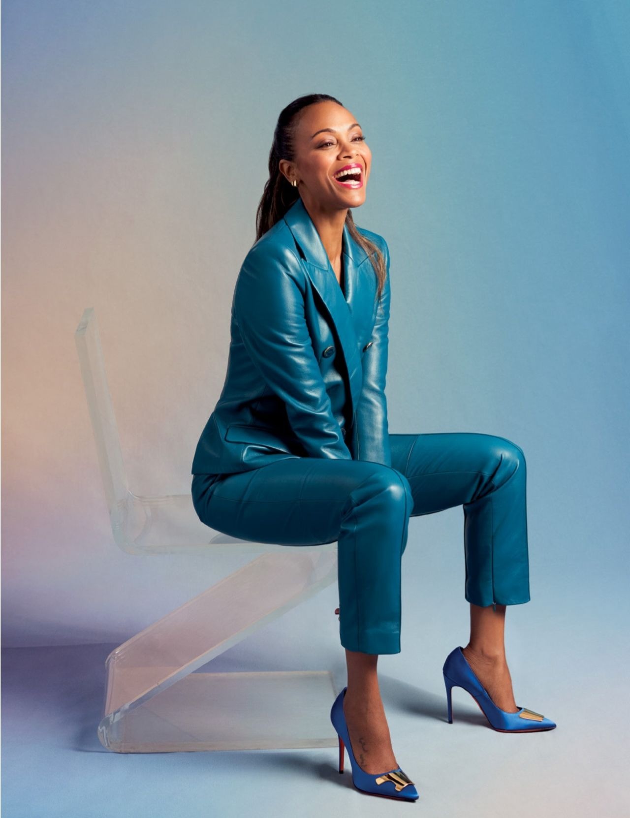 Zoe Saldana Emmy Magazine August