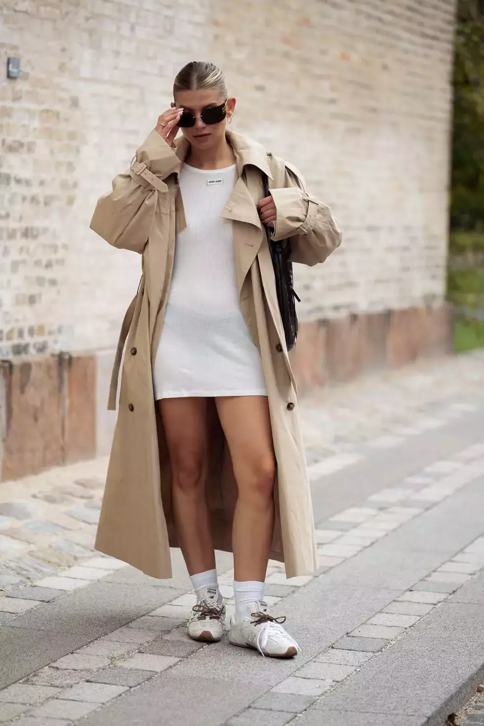 A Trench Coat T Shirt Dress