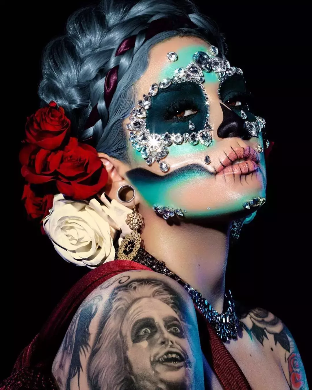 Bejeweled Day Of The Dead Makeup