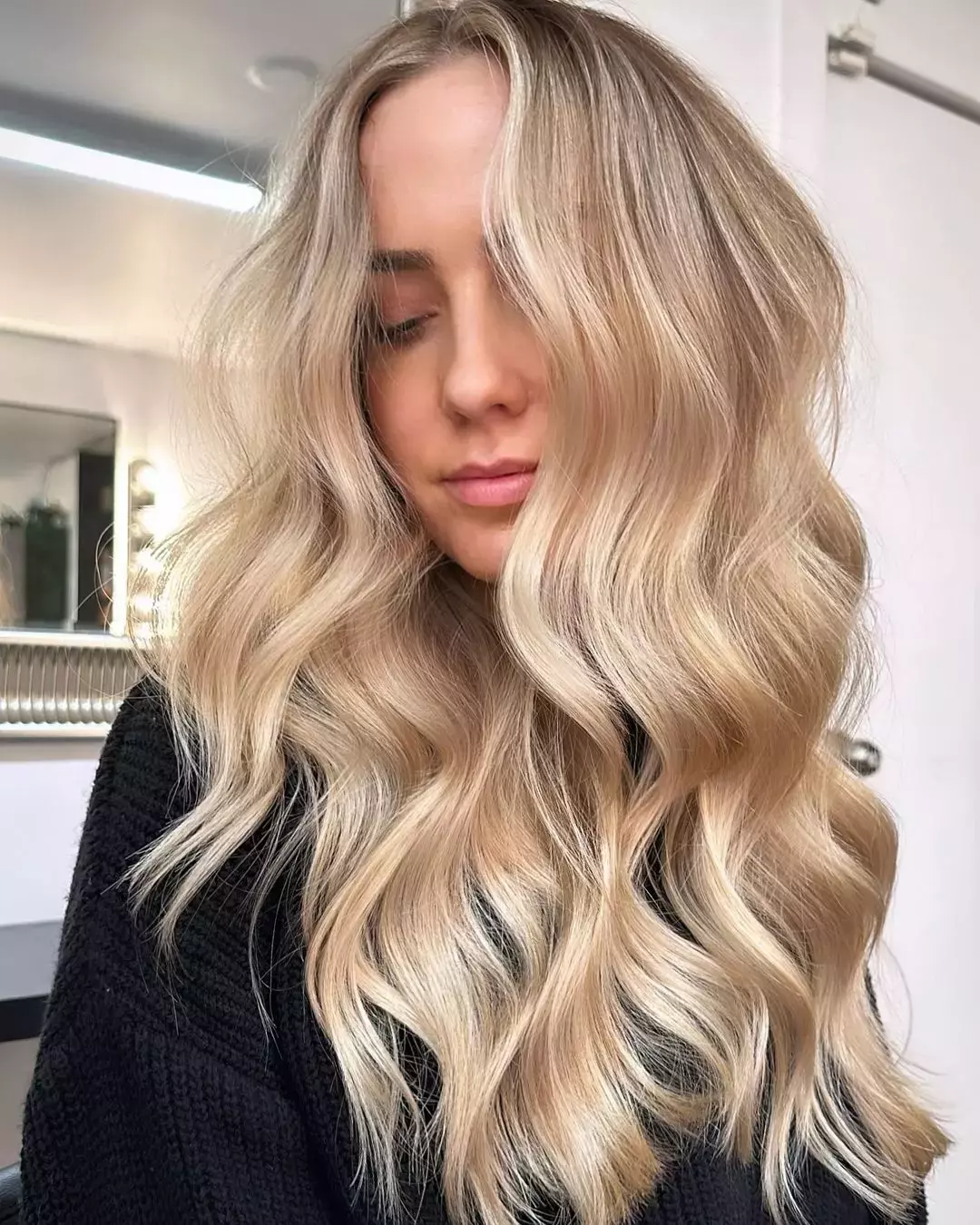 Bright Dirty Blonde Balayage