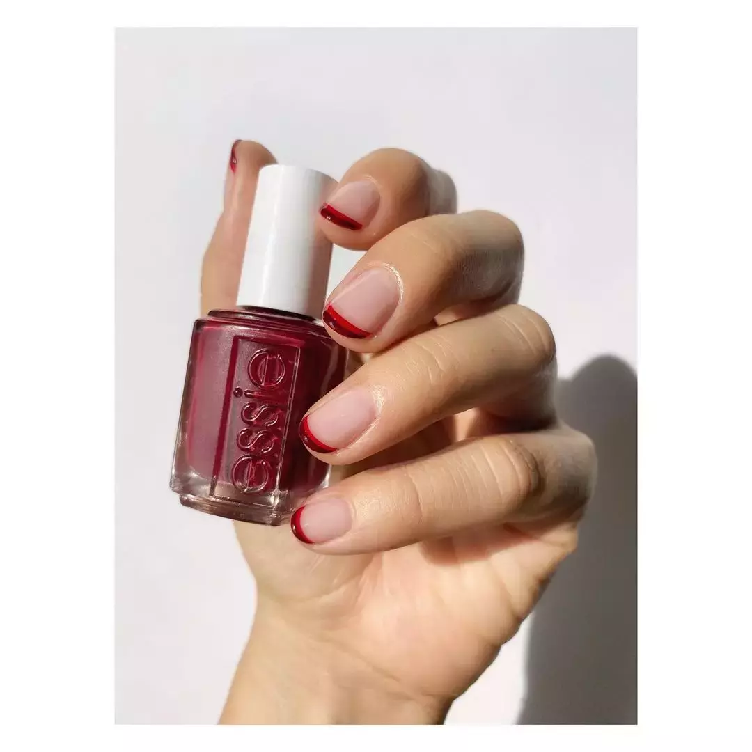 Burgundy Nail Idea