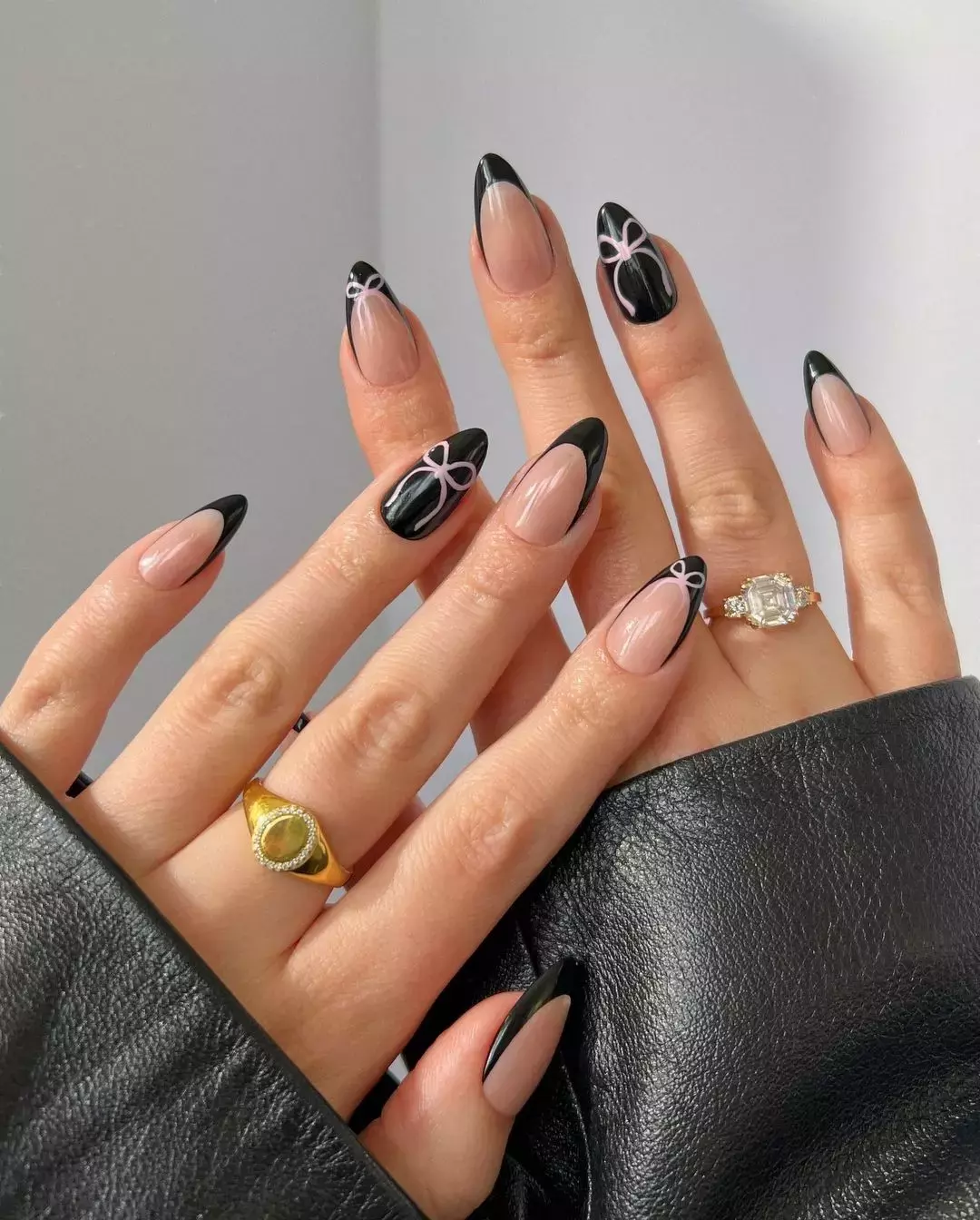 Dark Coquette Nails