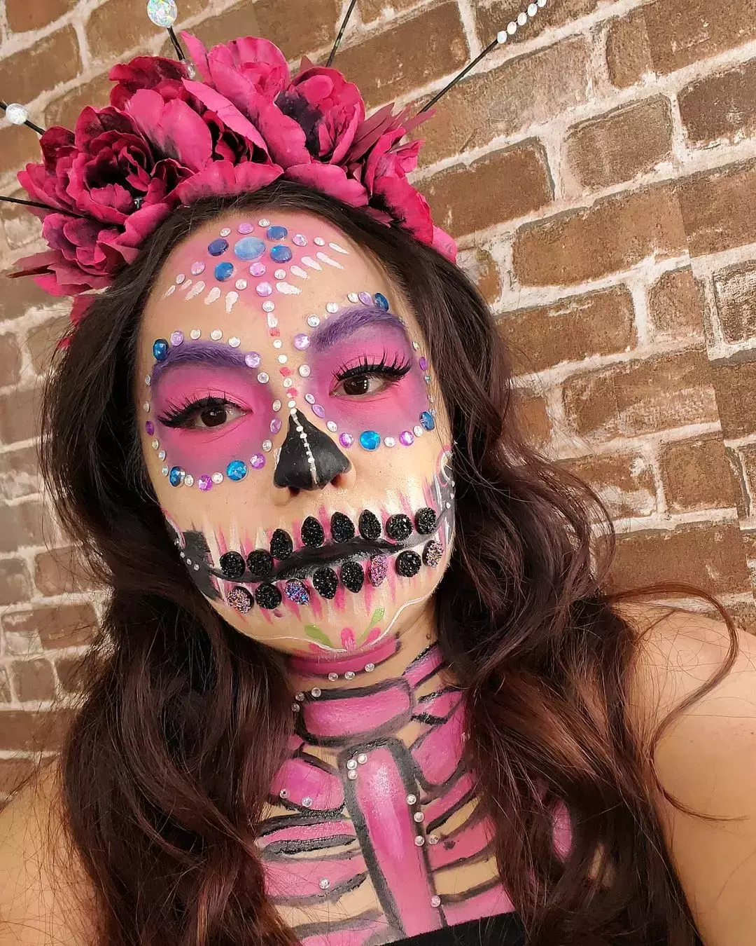 Embellished Day Of The Dead Makeup