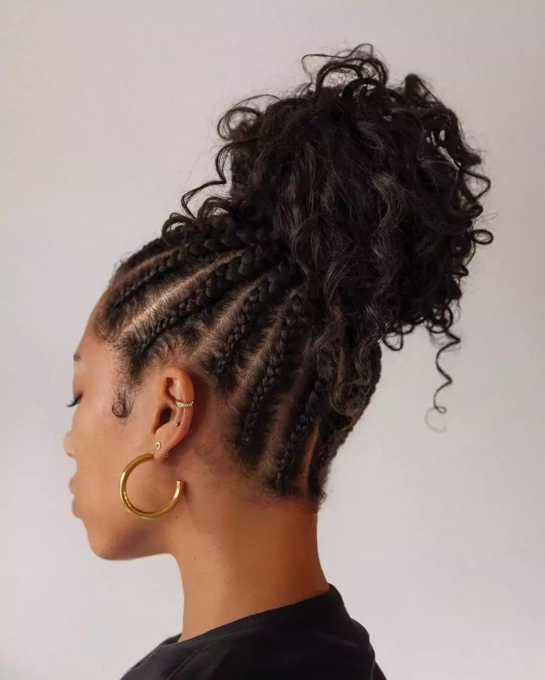 Festival Hair Idea Braided Bun