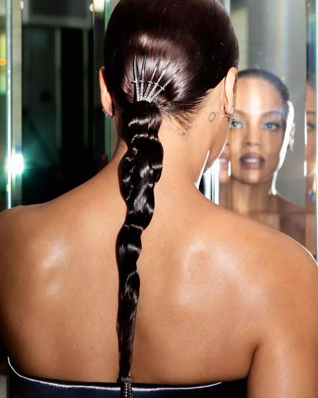 Festival Hair Idea Sleek Low Ponytail