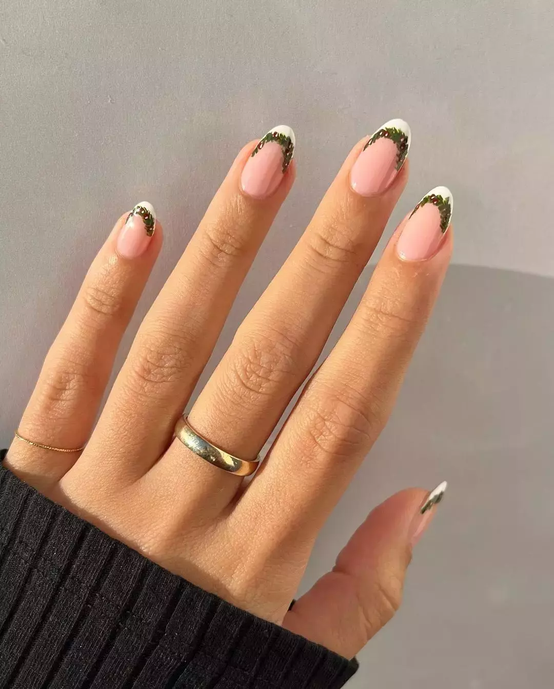 Garland French Tip Nails