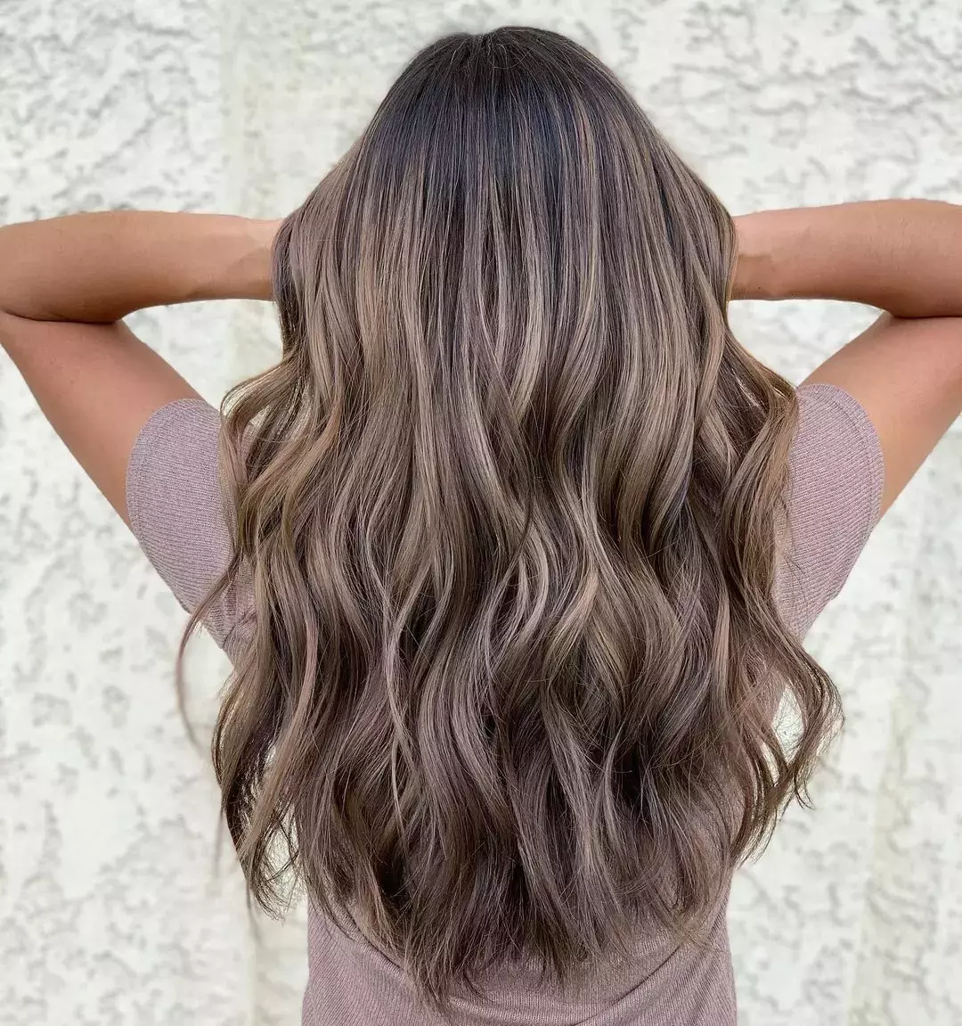 Light Ash Brown With Silver Highlights