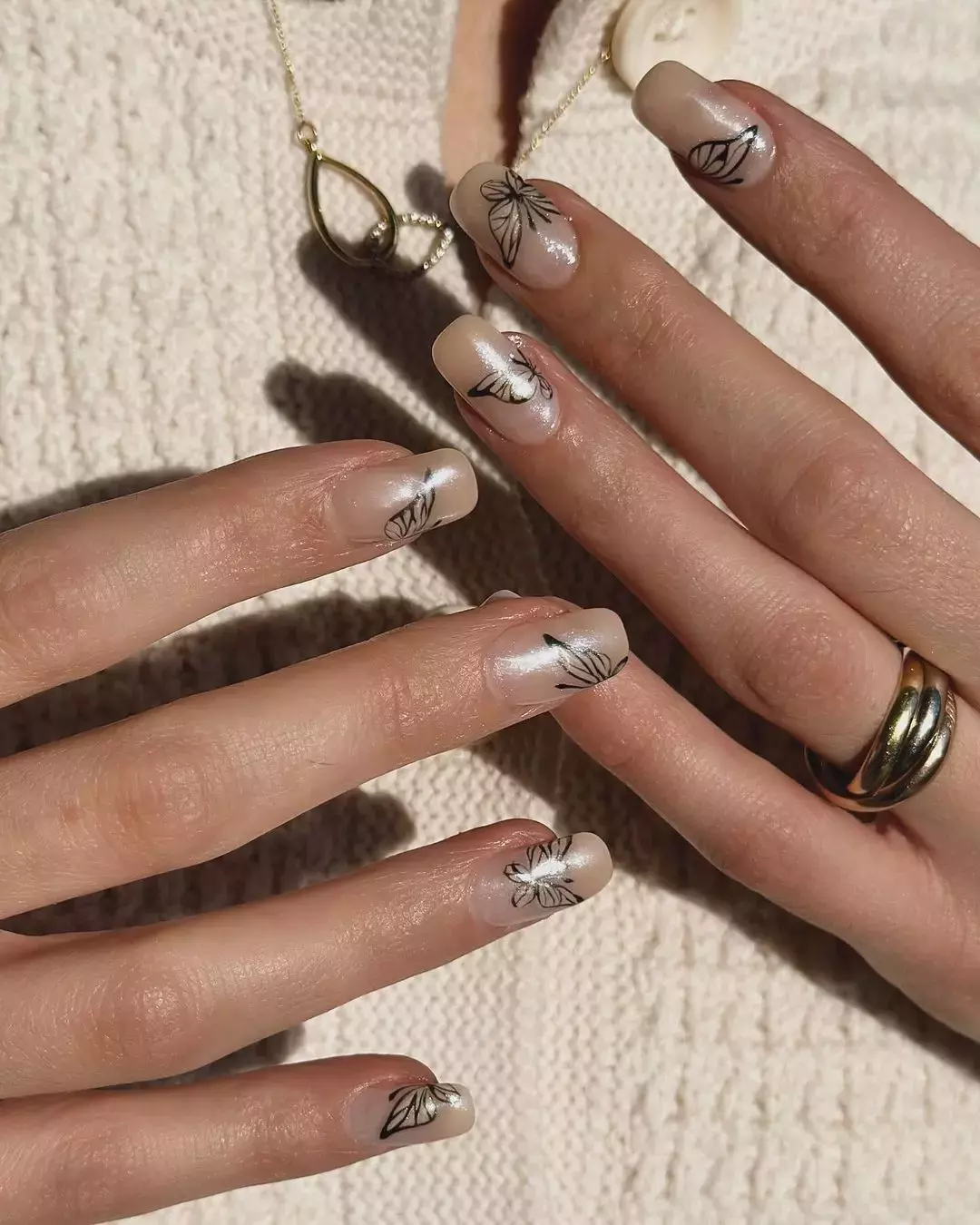 Long Squoval Nails