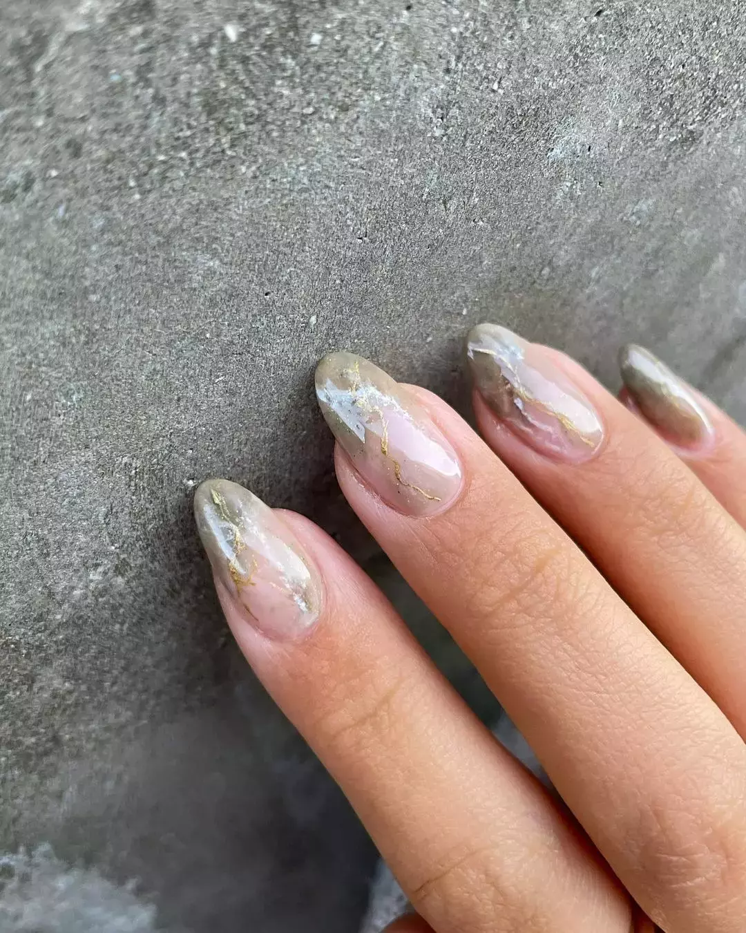 Natural Looking Concrete Nails