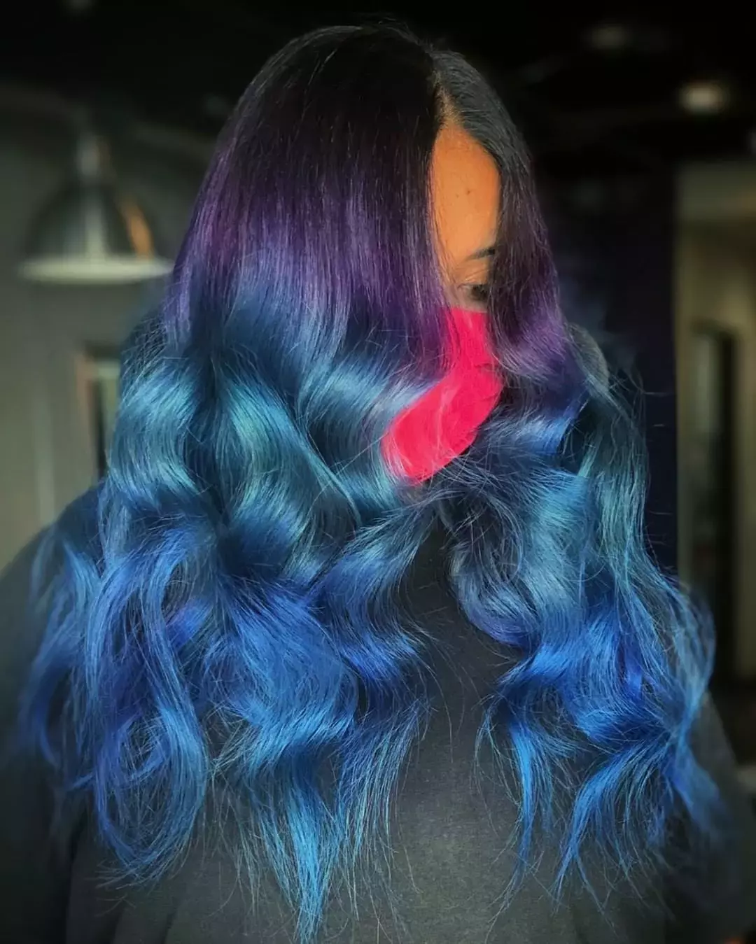 Purple And Blue Hair