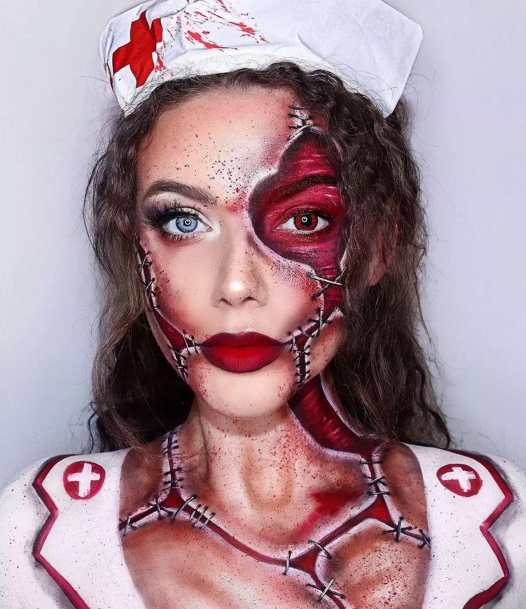 Sexy Nurse Halloween Makeup