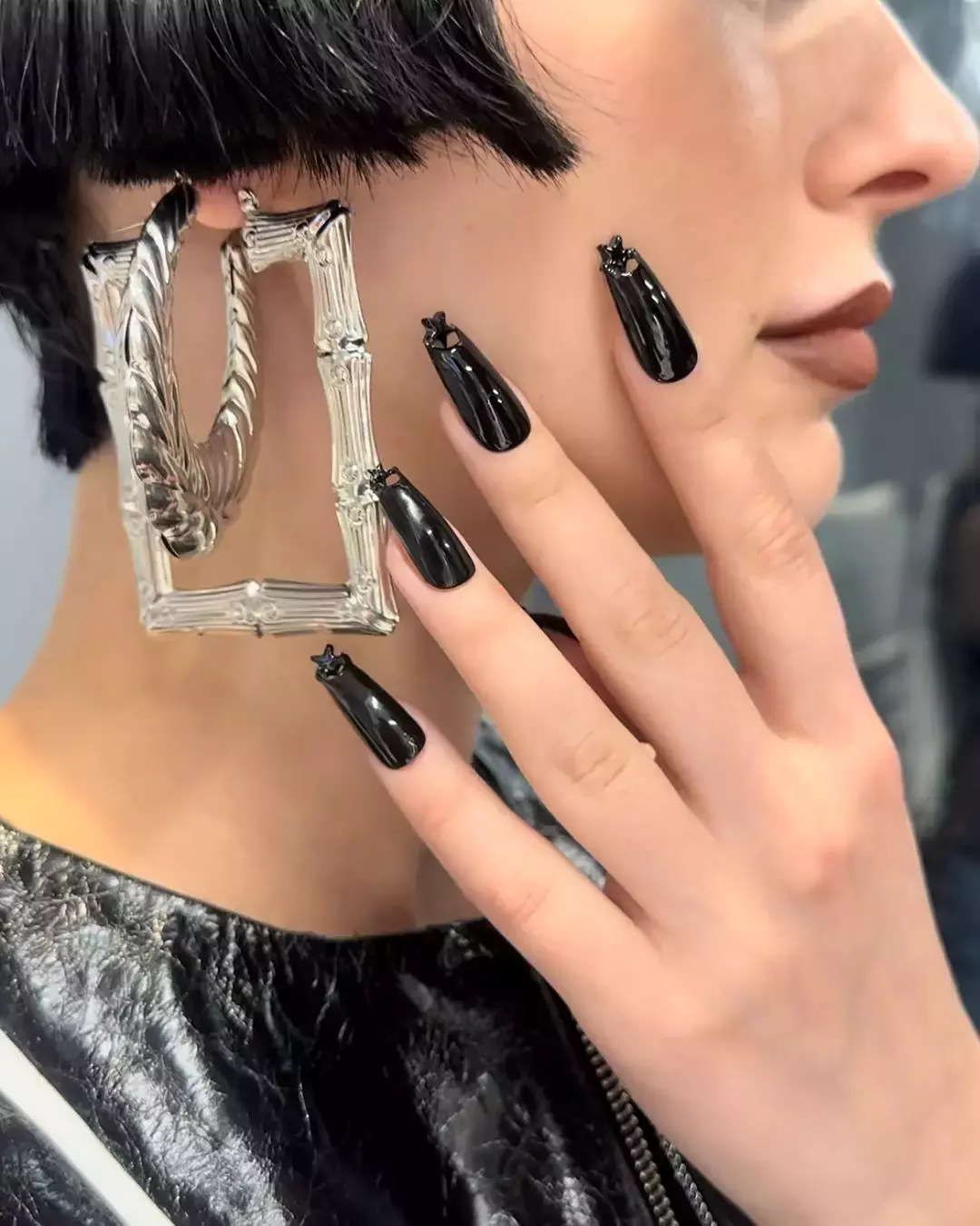 Star Cut Out Nails