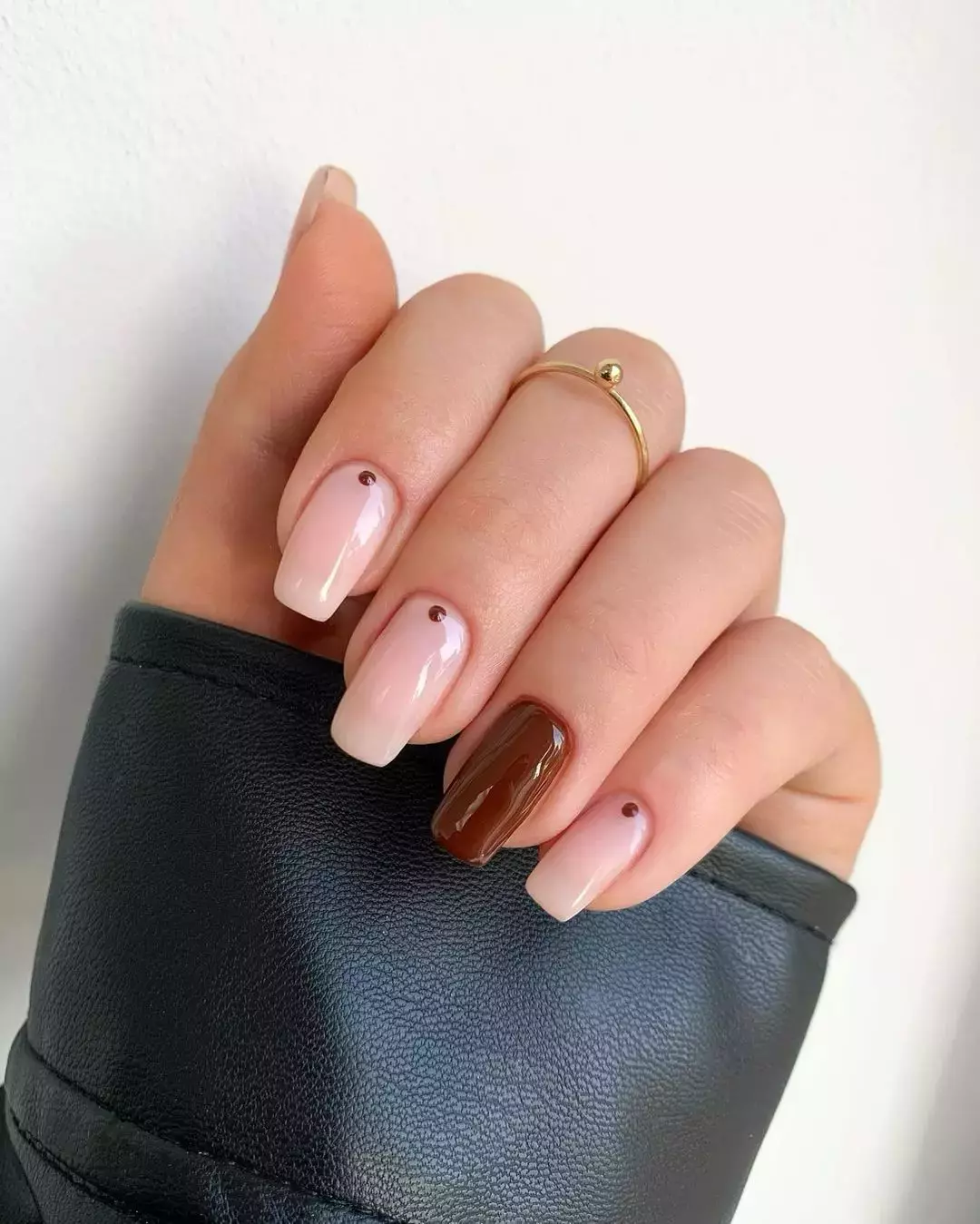 This Natural Nail Design For Fall