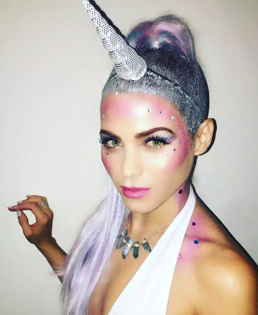 This Unicorn Halloween Hair Idea